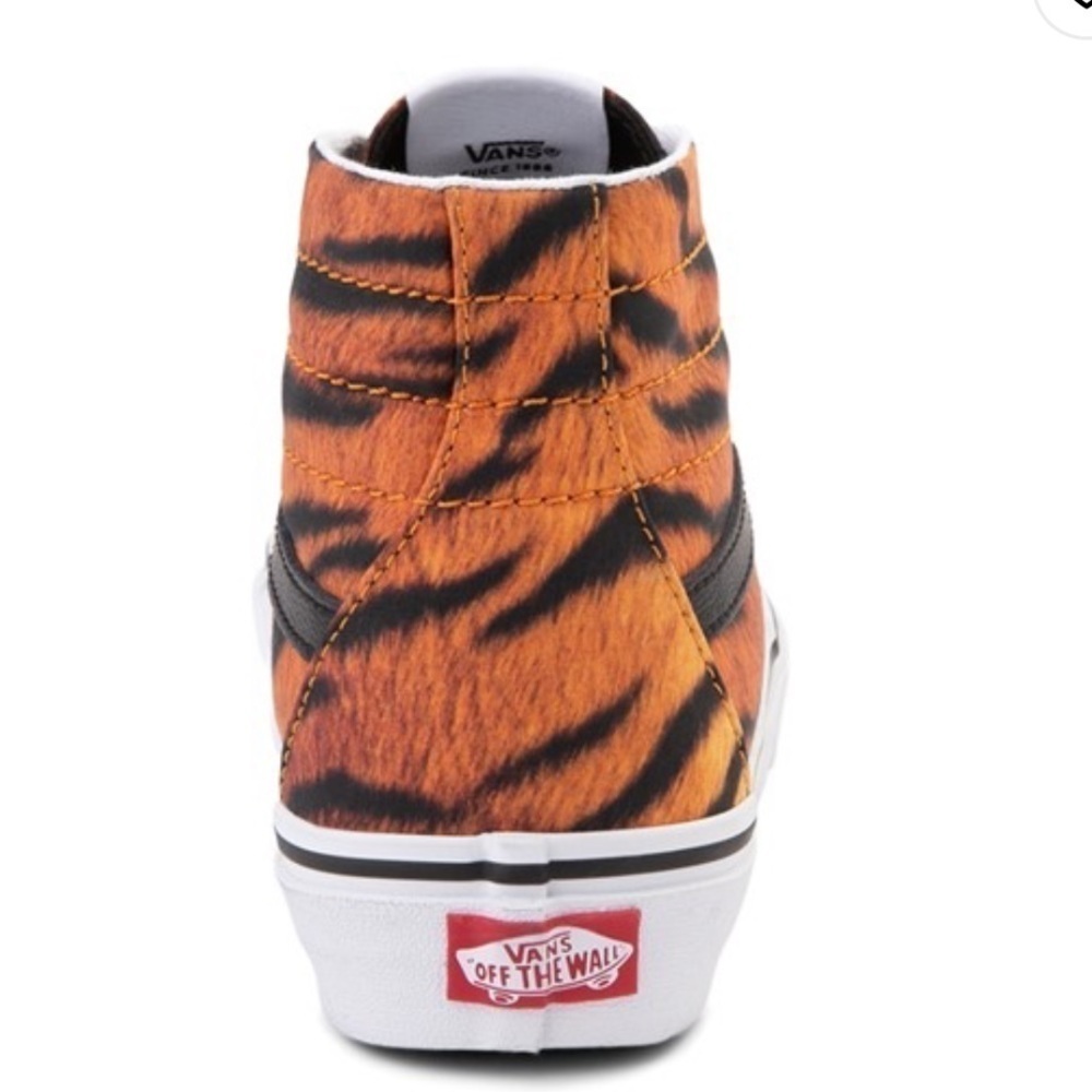 NWT Vans SK8 Hi Tapered Skate Shoes Tiger Animal Print - Picture 7 of 7